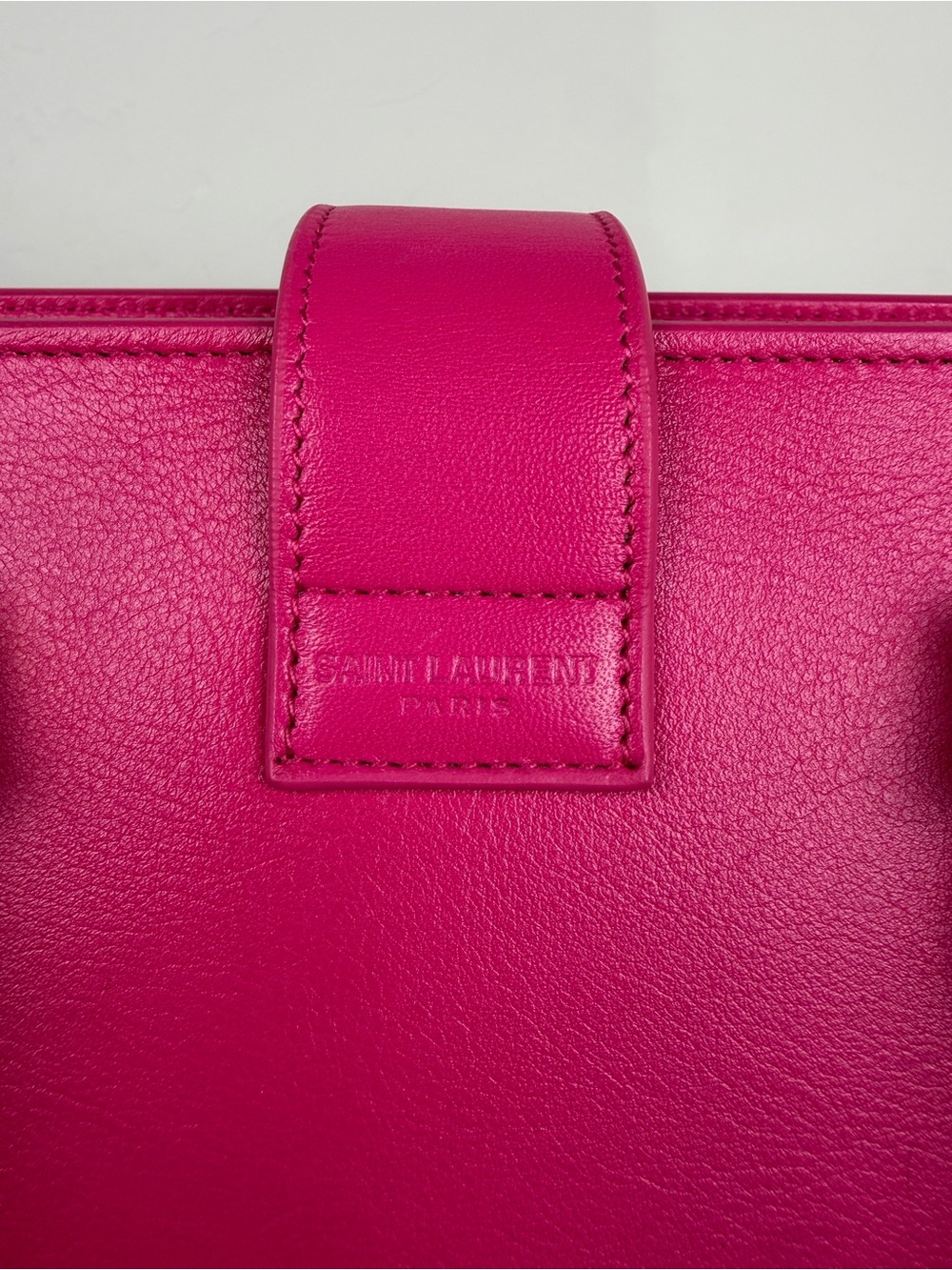 Saint Laurent Small Cabas Leather Satchel - Picture 6 of 17